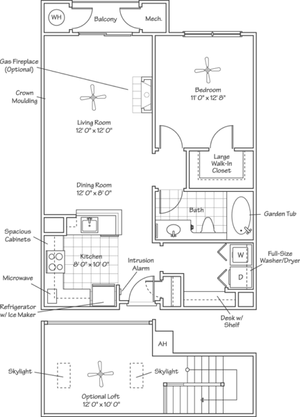 The Allison                                        Floorplan Image